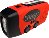 Solar Emergency Dynamo Radio + Flashlight (2000mAh)